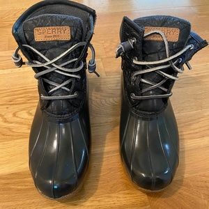 Sperry, 8.5 Navy Rain boots